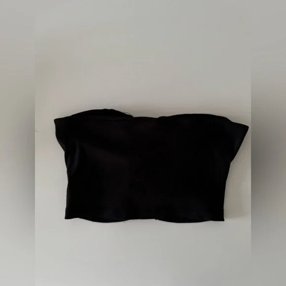 SHEIN MOOSTA O-RING LINKED CUT OUT TUBE TOP BLACK SIZE SMALL - Picture 8 of 8